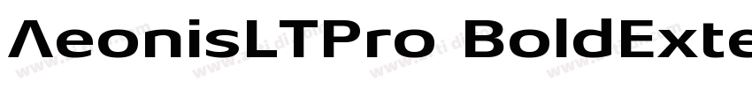 AeonisLTPro BoldExte字体转换